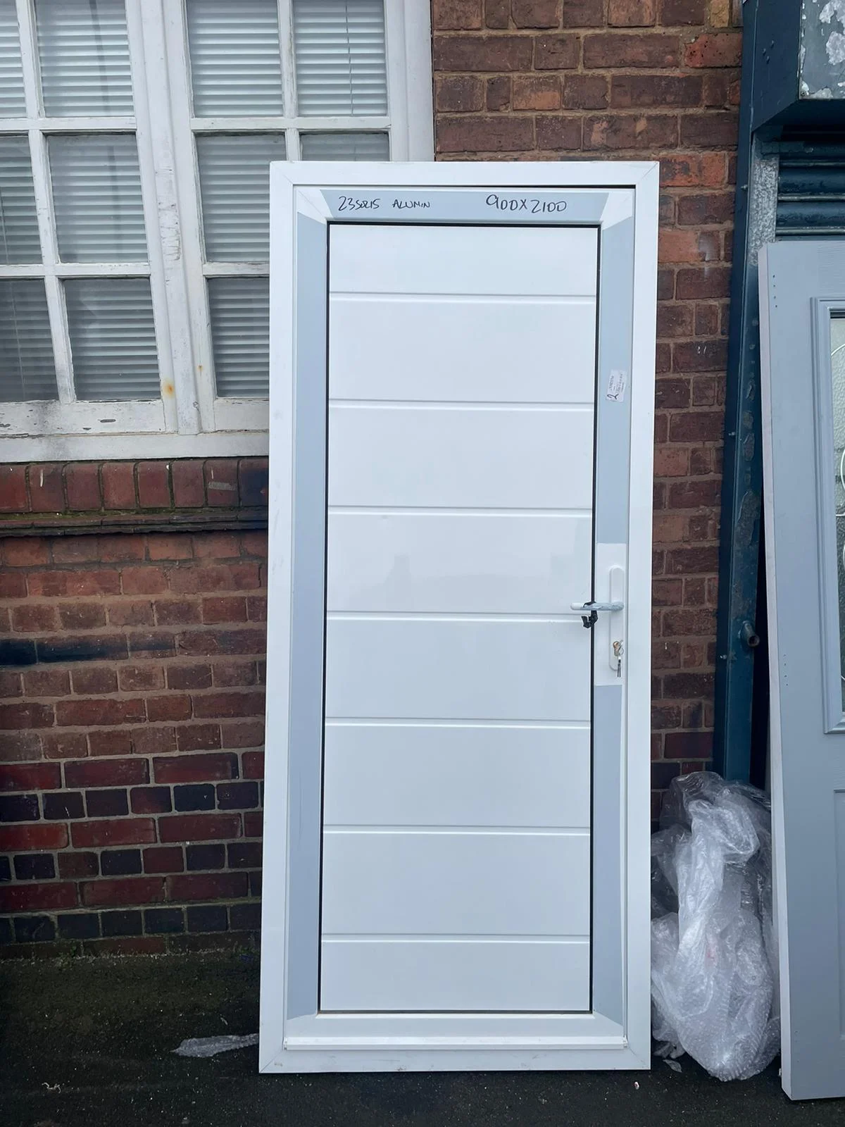 White Exterior Door