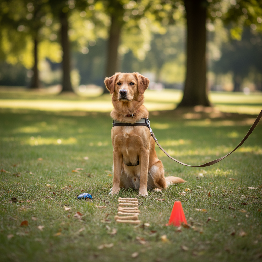 Cour d'éducation canin