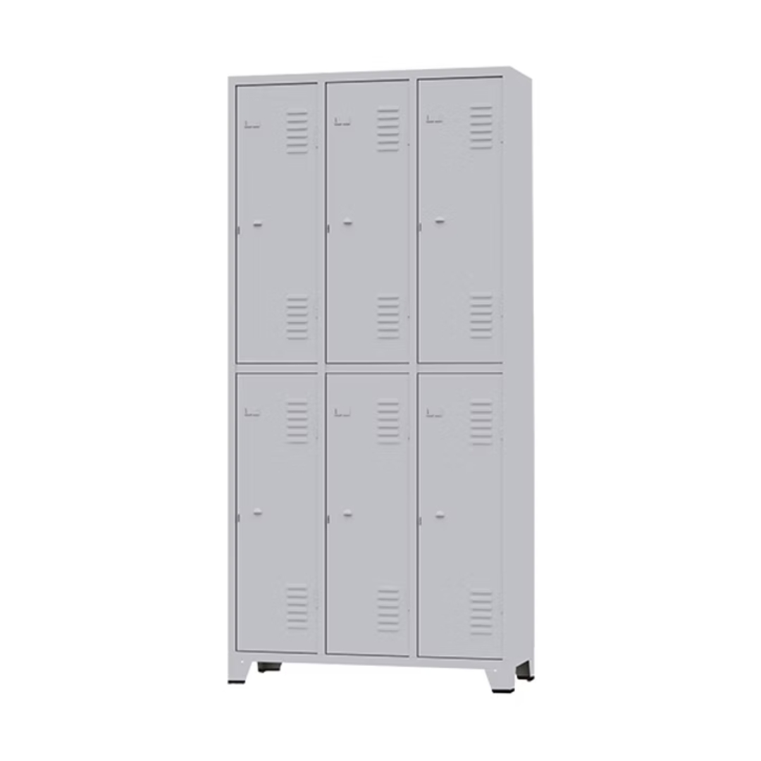 Roupeiro GRA 2/6 – Roupeiro de Aço Profissional para Vestiários e Ambientes Comerciais