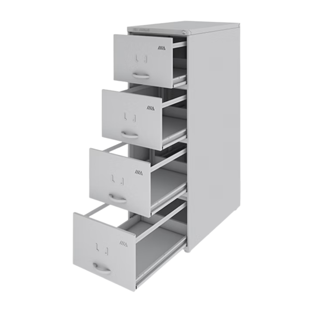 Arquivo Longo – Arquivo de Aço 4 Gavetas para Escritório e Uso Profissional