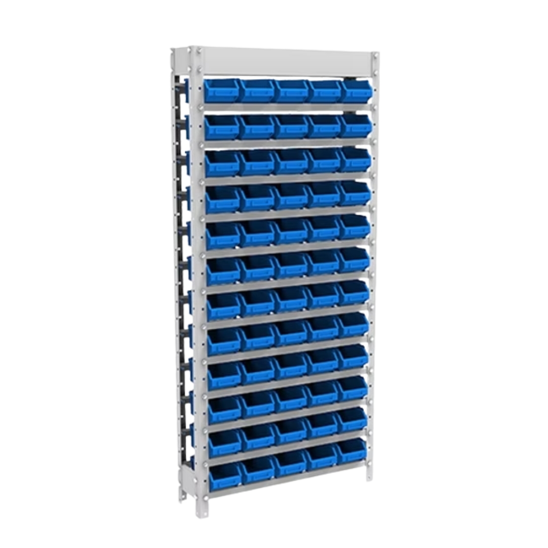 Estante Caixa Box 60 Gavetas N°3 – Organização Profissional para Oficinas e Lojas