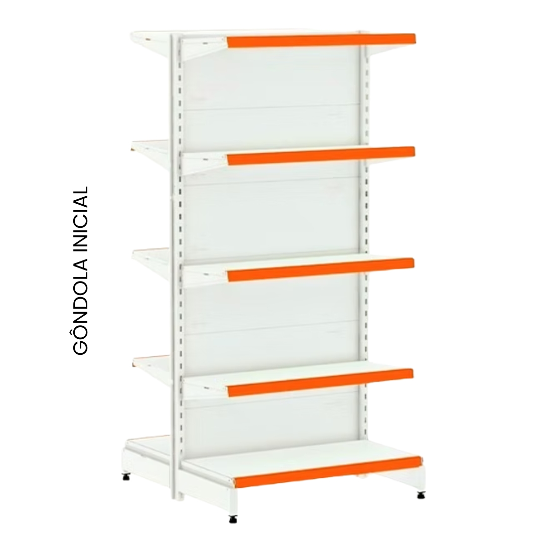 Gôndola Central Flex 60kg Amapá – Organização e Performance para o Seu Negócio