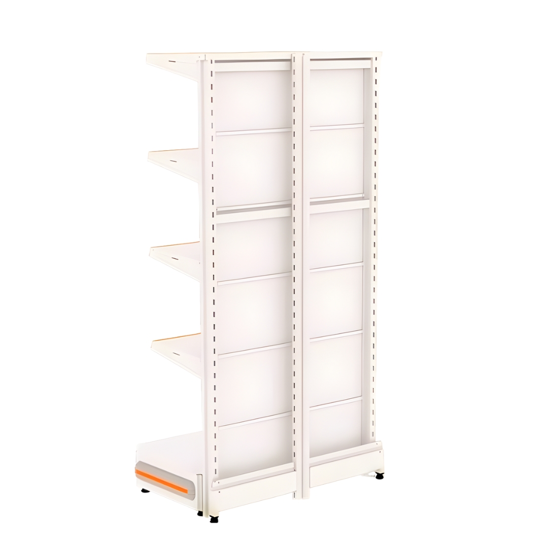 Gôndola Ponta Flex 40kg – Estrutura de Aço para Destaque e Acabamento em Lojas Comerciais