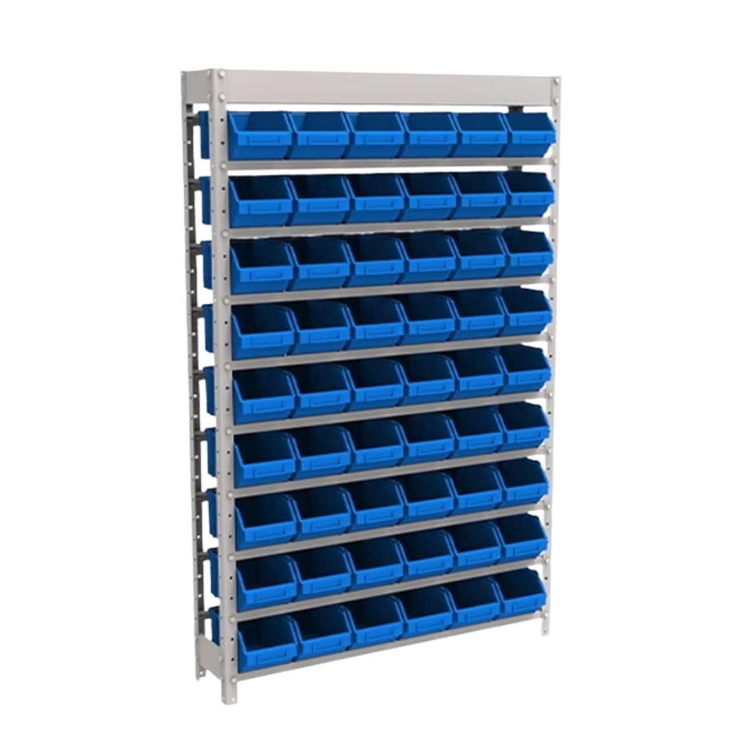 Estante Caixa Box 54 Gavetas N°5 – Organização Inteligente para Oficinas e Lojas