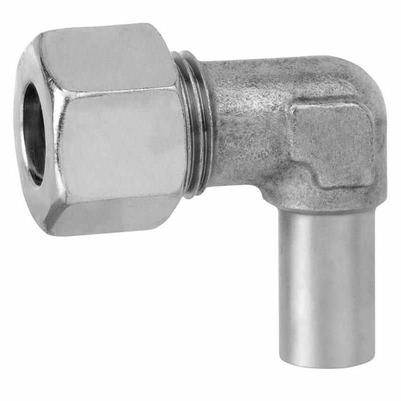 RACCORDO IN ACCIAIO ZINCATO CURVO DIAM.8MM.