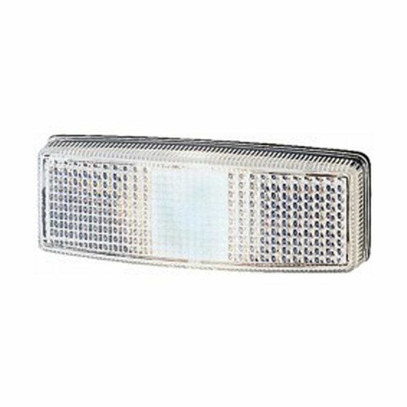 LUCE DI POSIZIONE A SBALZO BIANCA