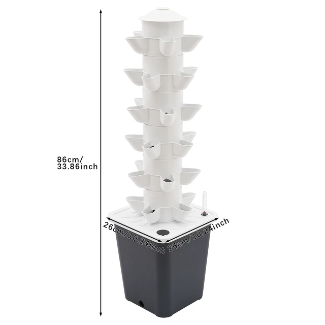 Kit Vertical Hydroponique 30 Plantes – Tour de Culture à 6 Niveaux