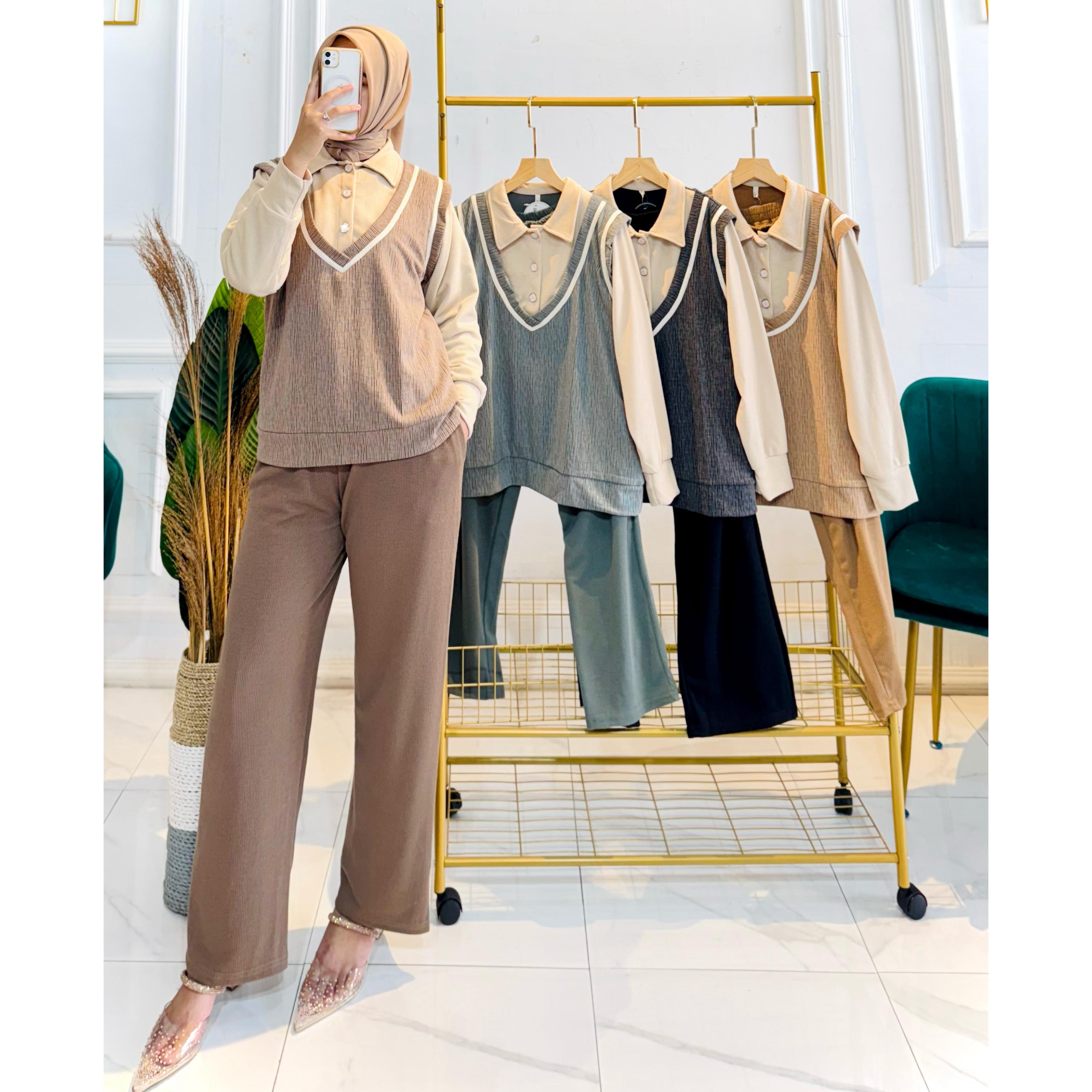 SETELAN CELANA KAOS ALL AIZE & JUMBO BY HAMIDAH COLEKTION