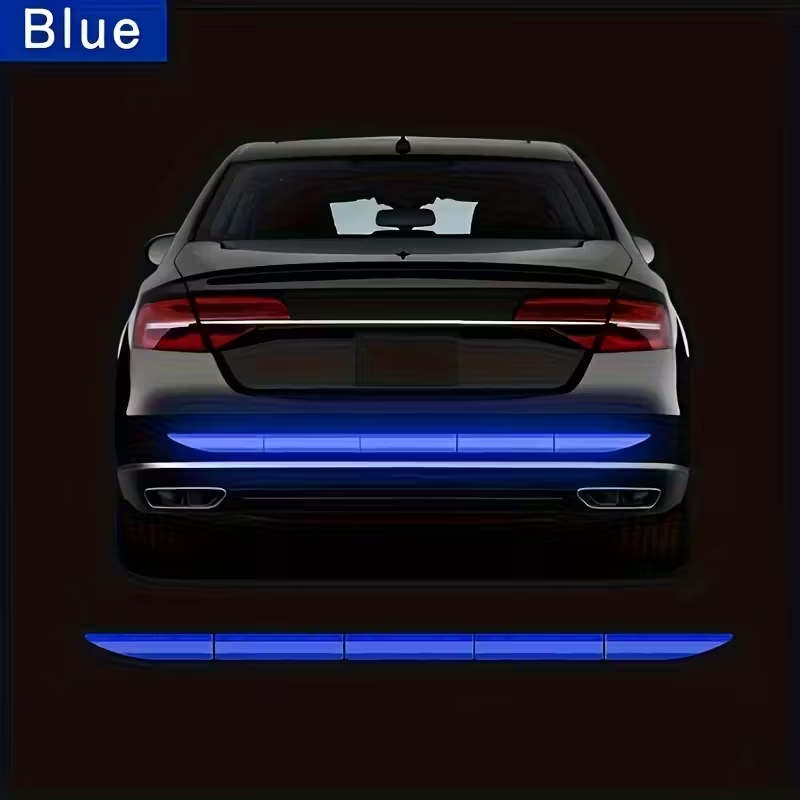 Blue LED Car Rear Bumper Light Strip