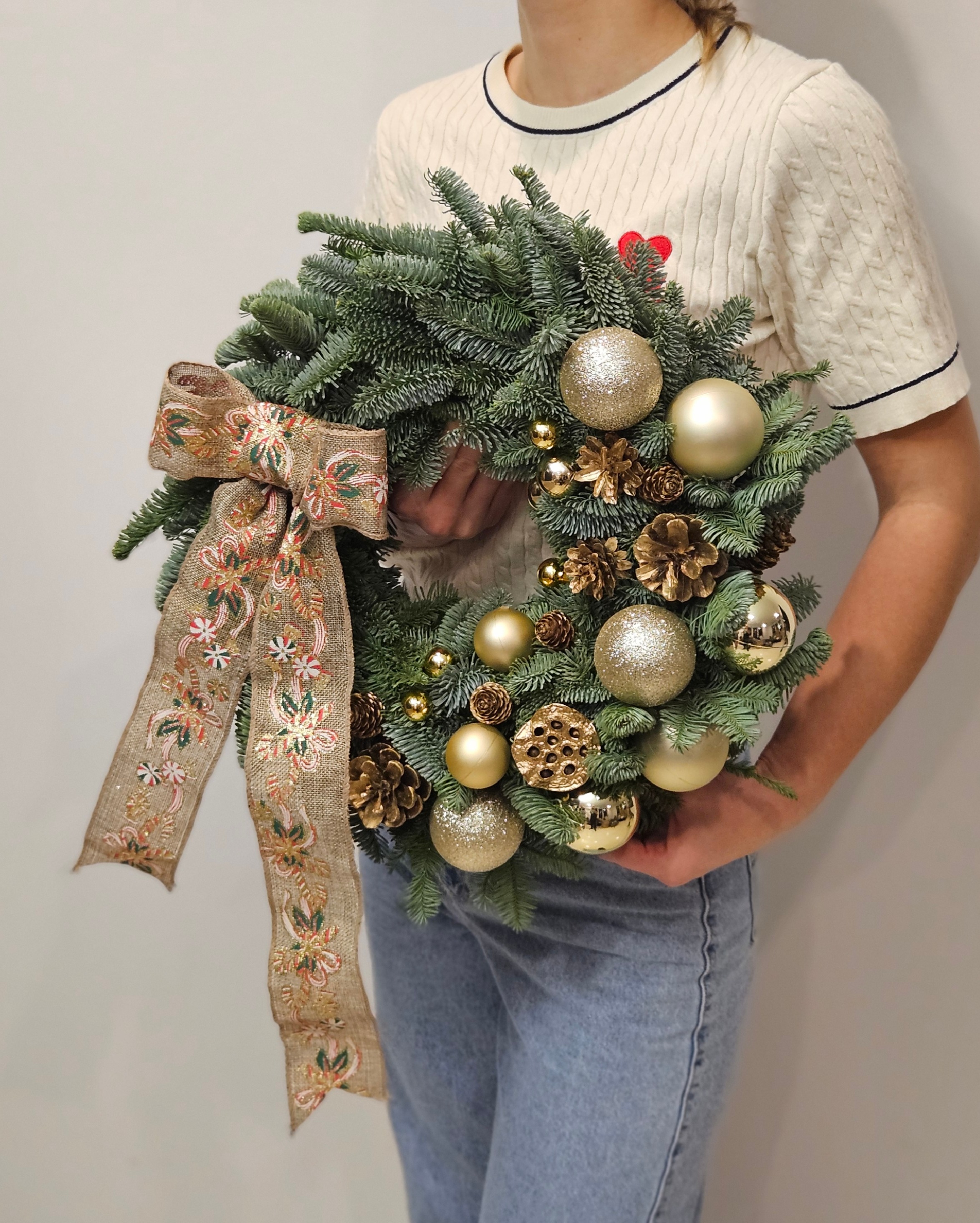 Auksinės Kalėdos 40cm.