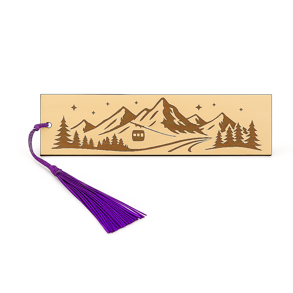 Marque-page en bois personnalisé