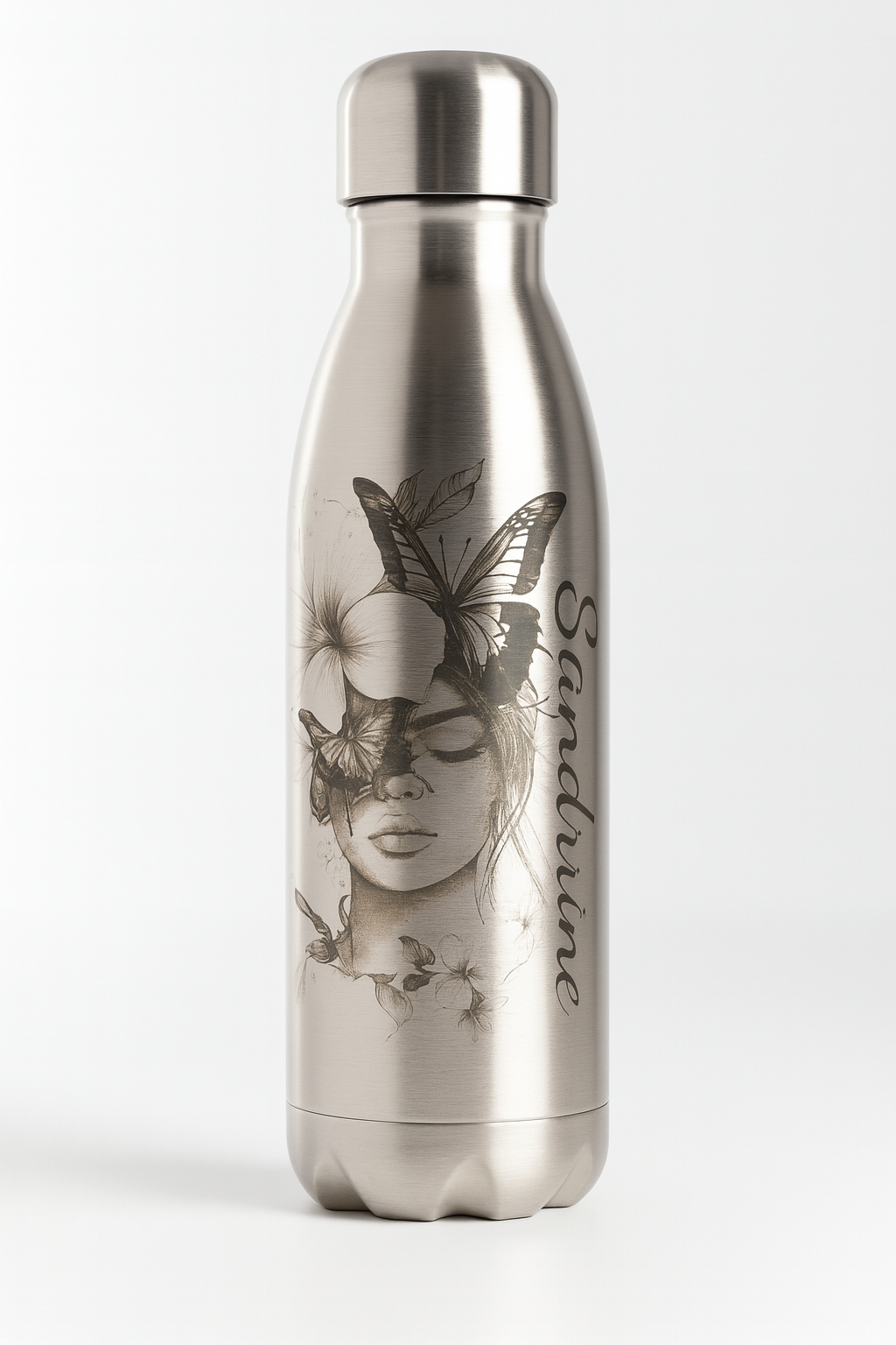 Gourde inox double paroi à personnaliser