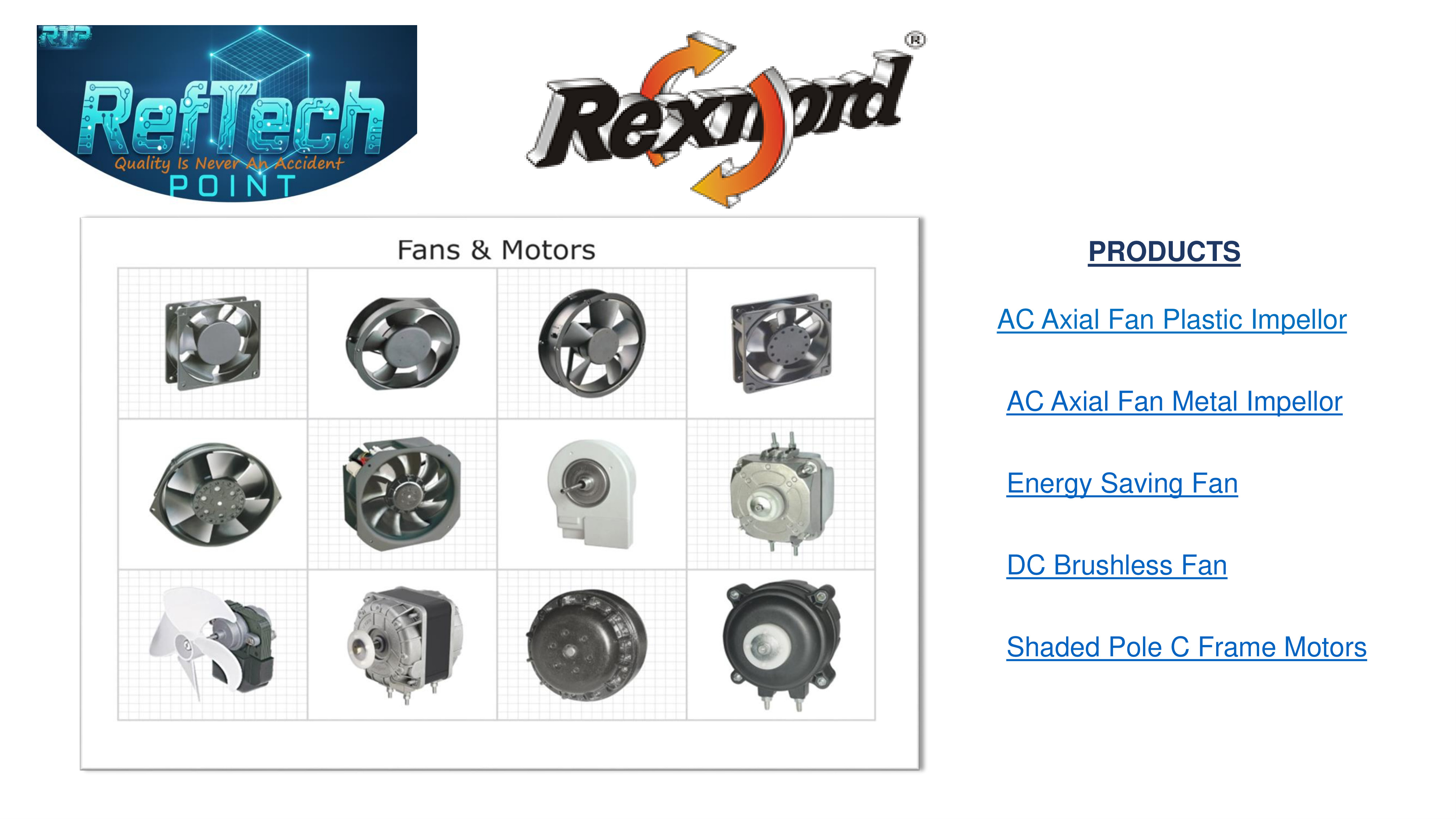 REXNORD  Fans and Motors
