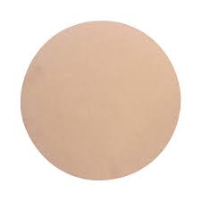 Plain Round Base Cutout MDF Design 1
