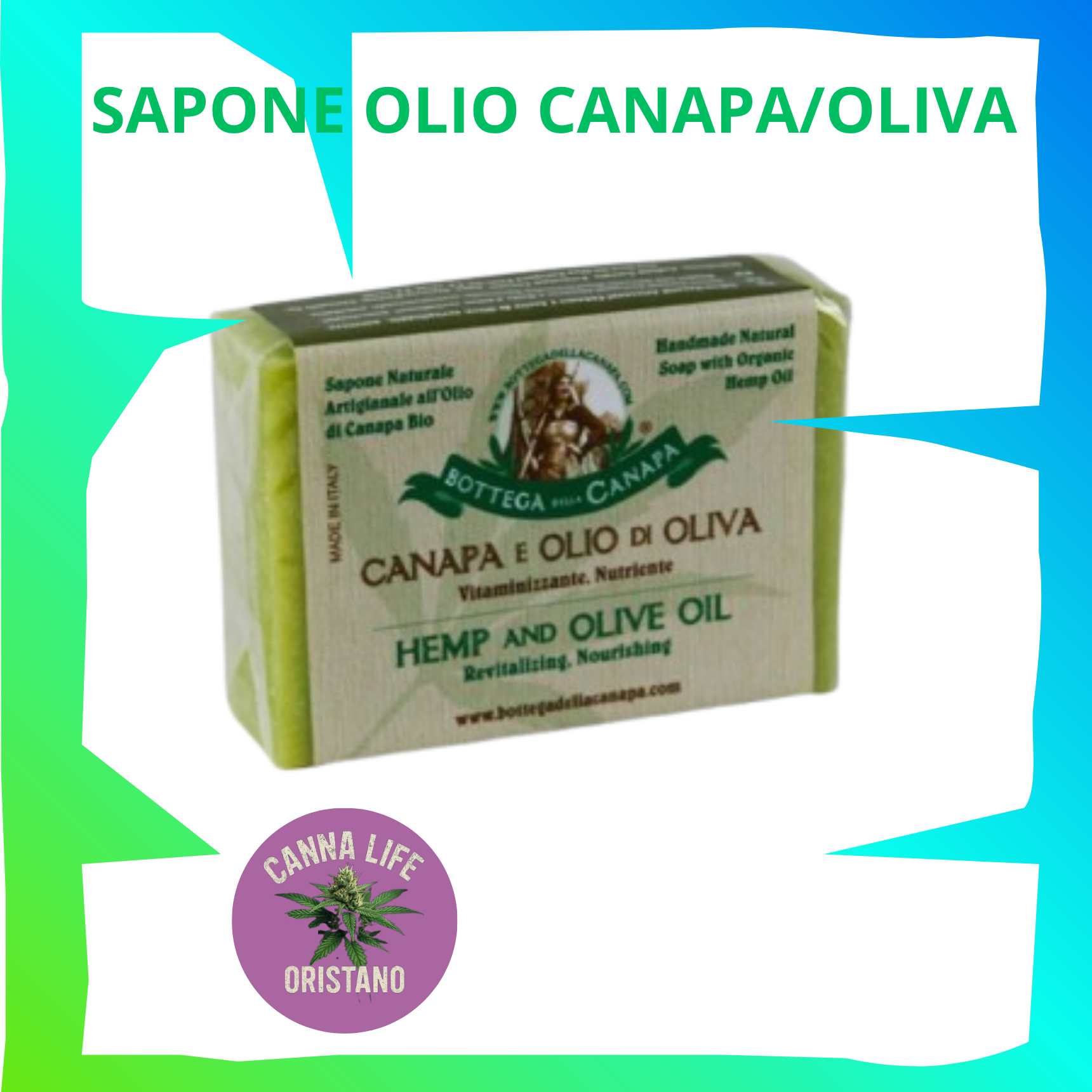Sapone Olio Canapa/Oliva