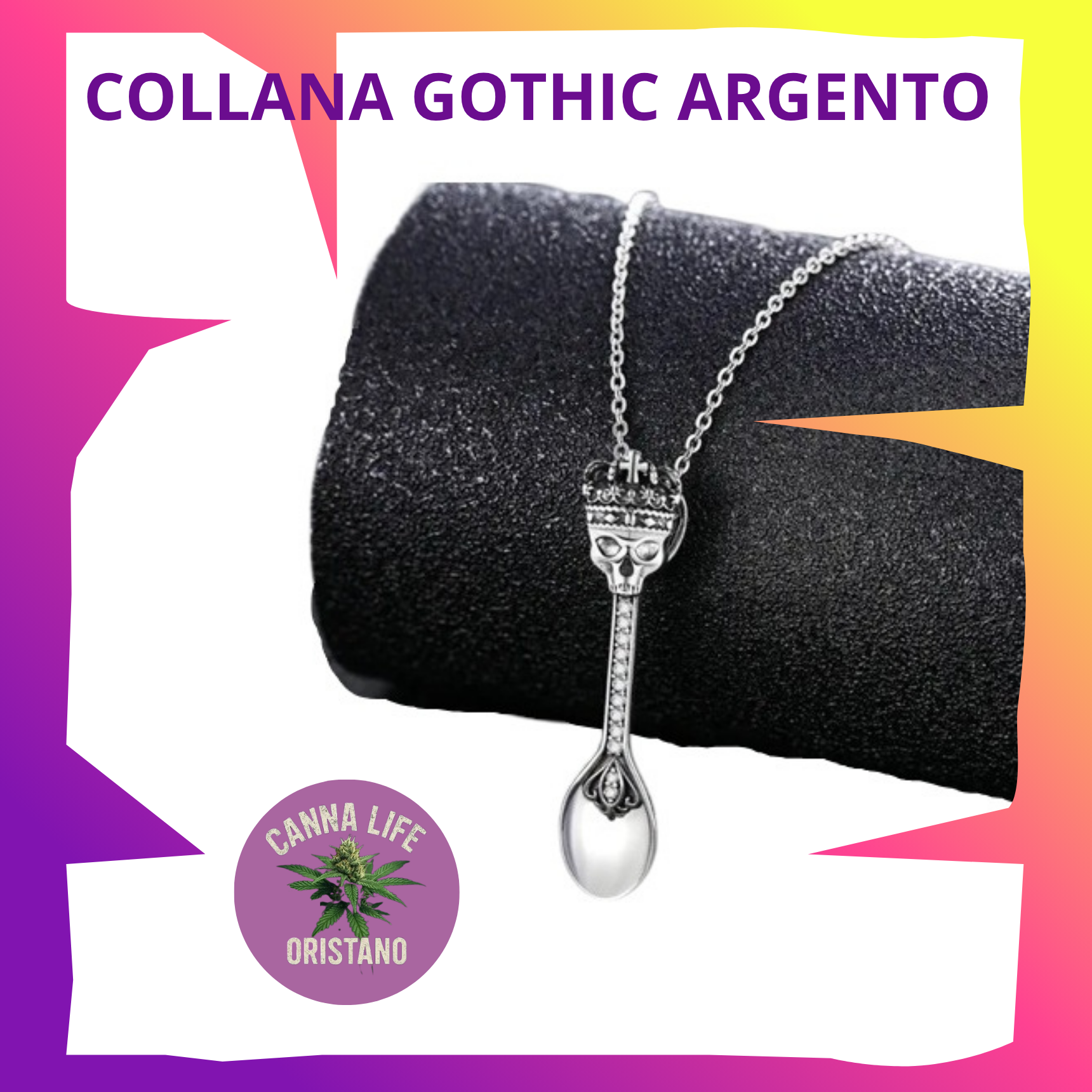 Collana Gothic Argento