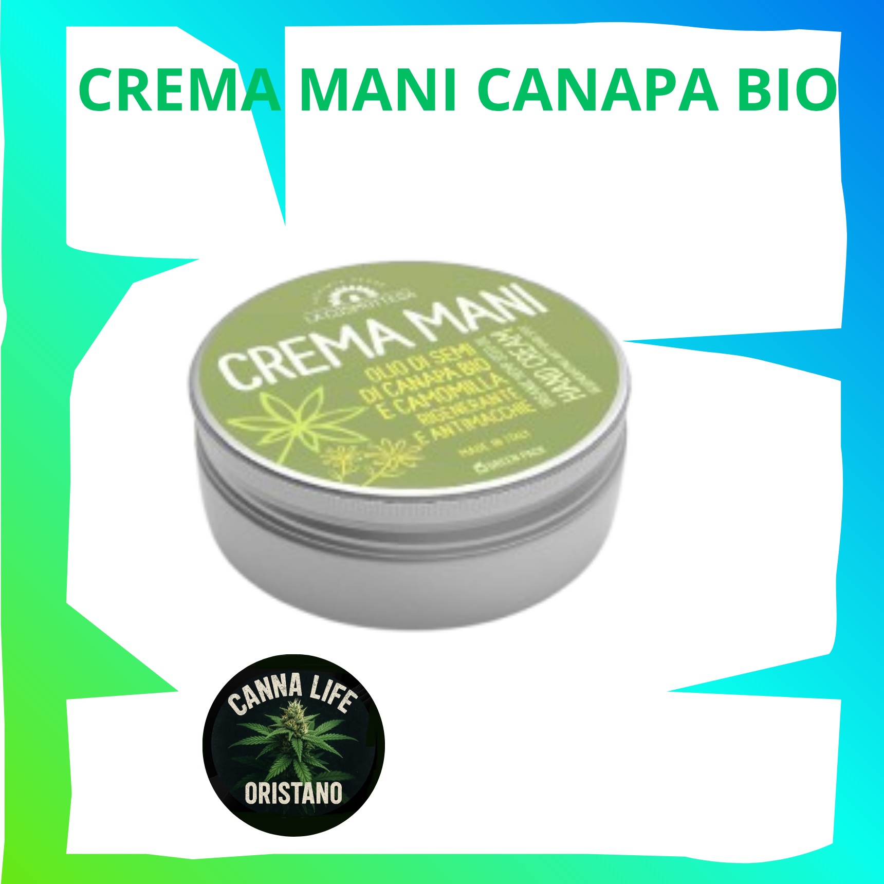 Crema Mani Canapa Bio