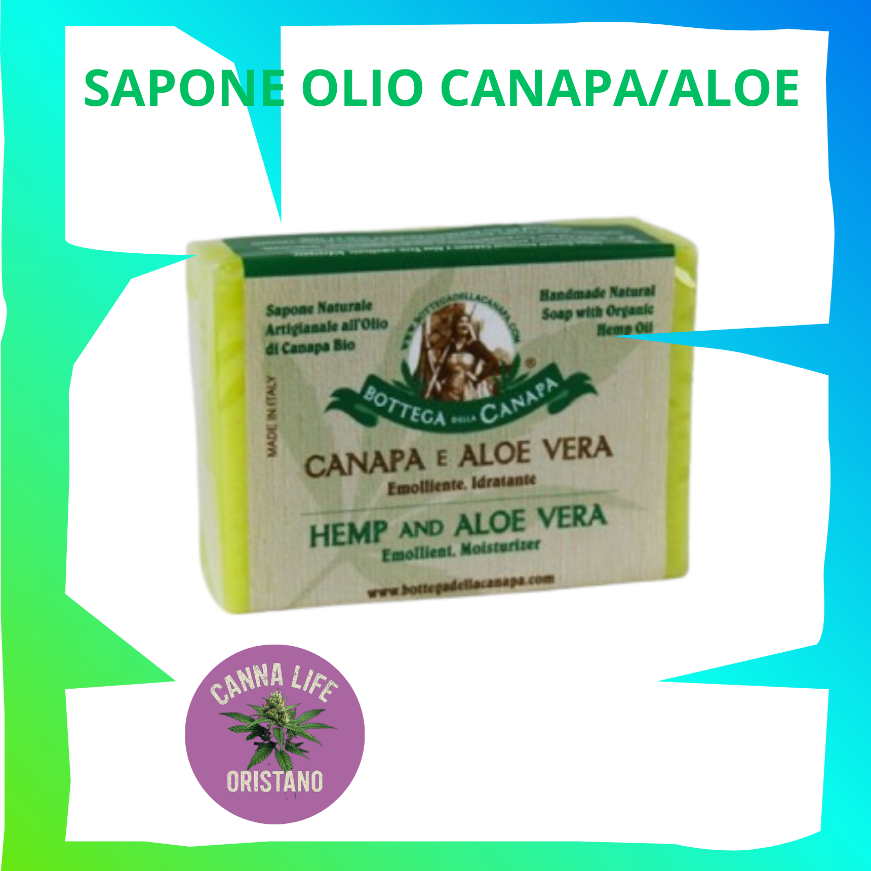 Sapone Canapa/Aloe Vera 