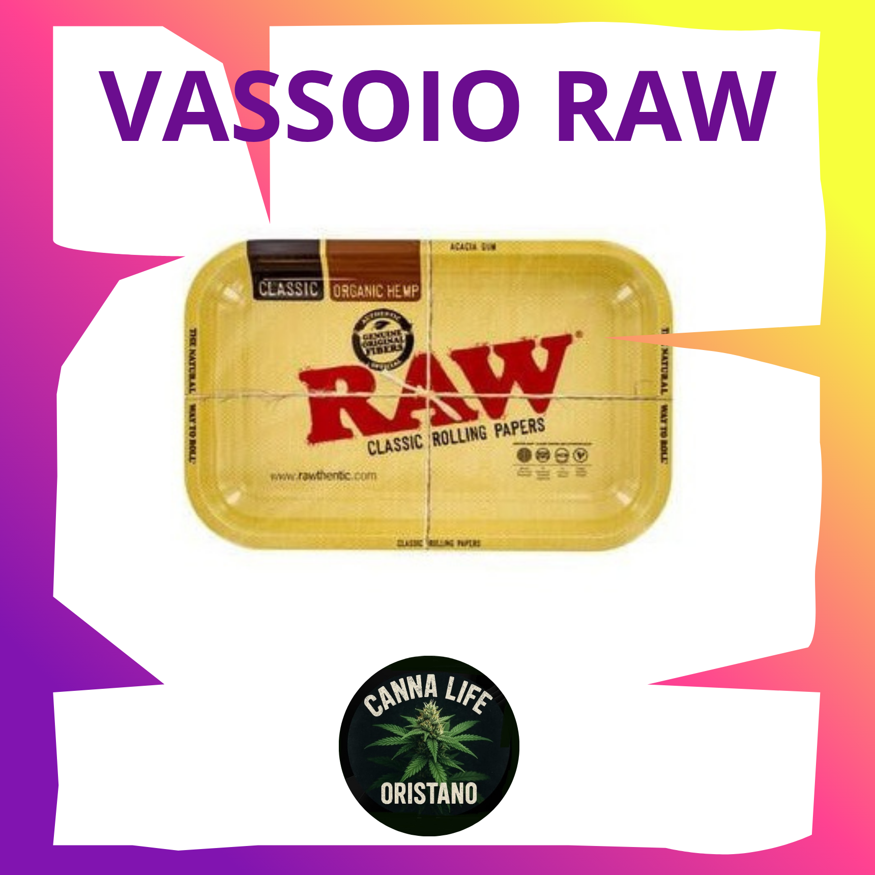 Vassoio Raw