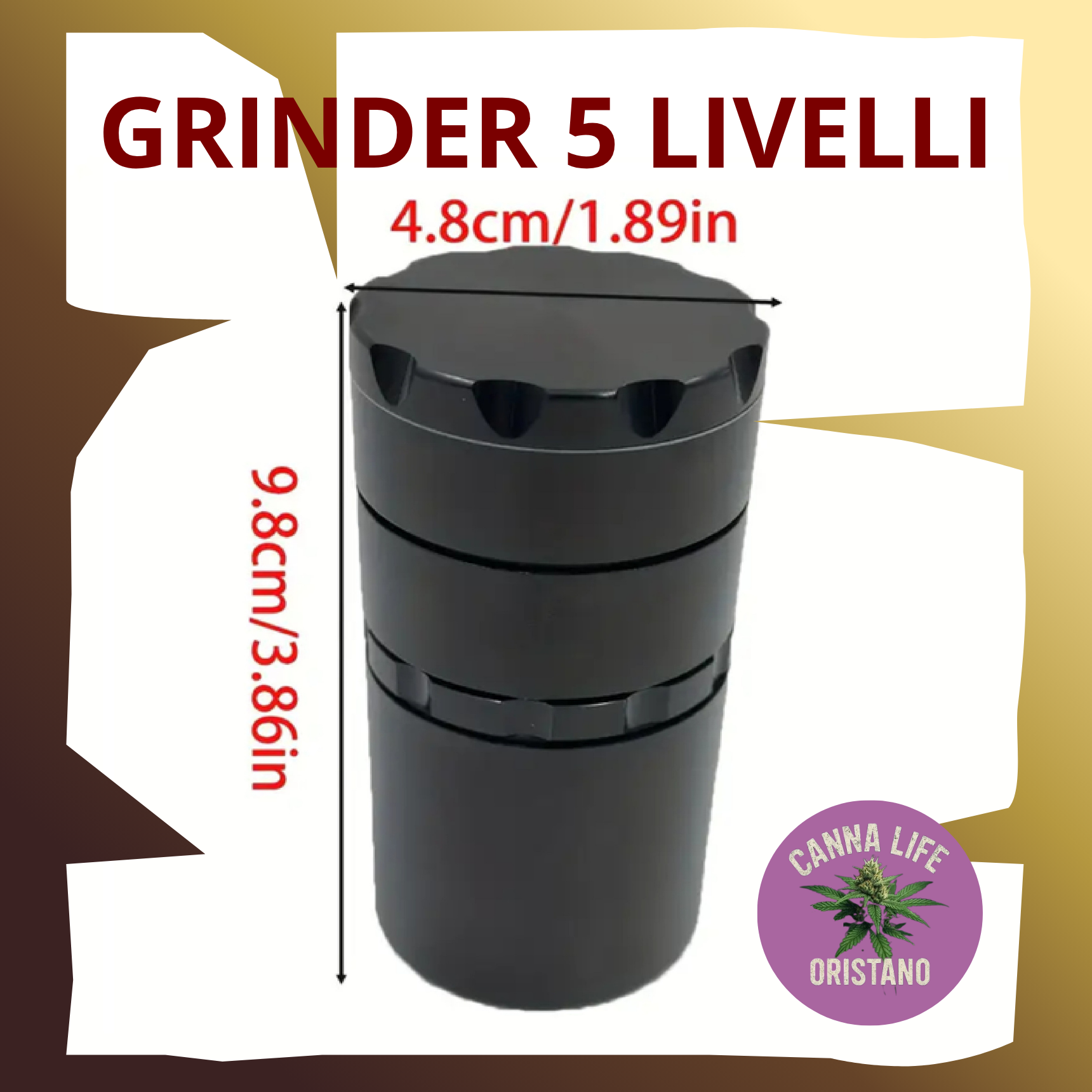 Grinder 5 livelli