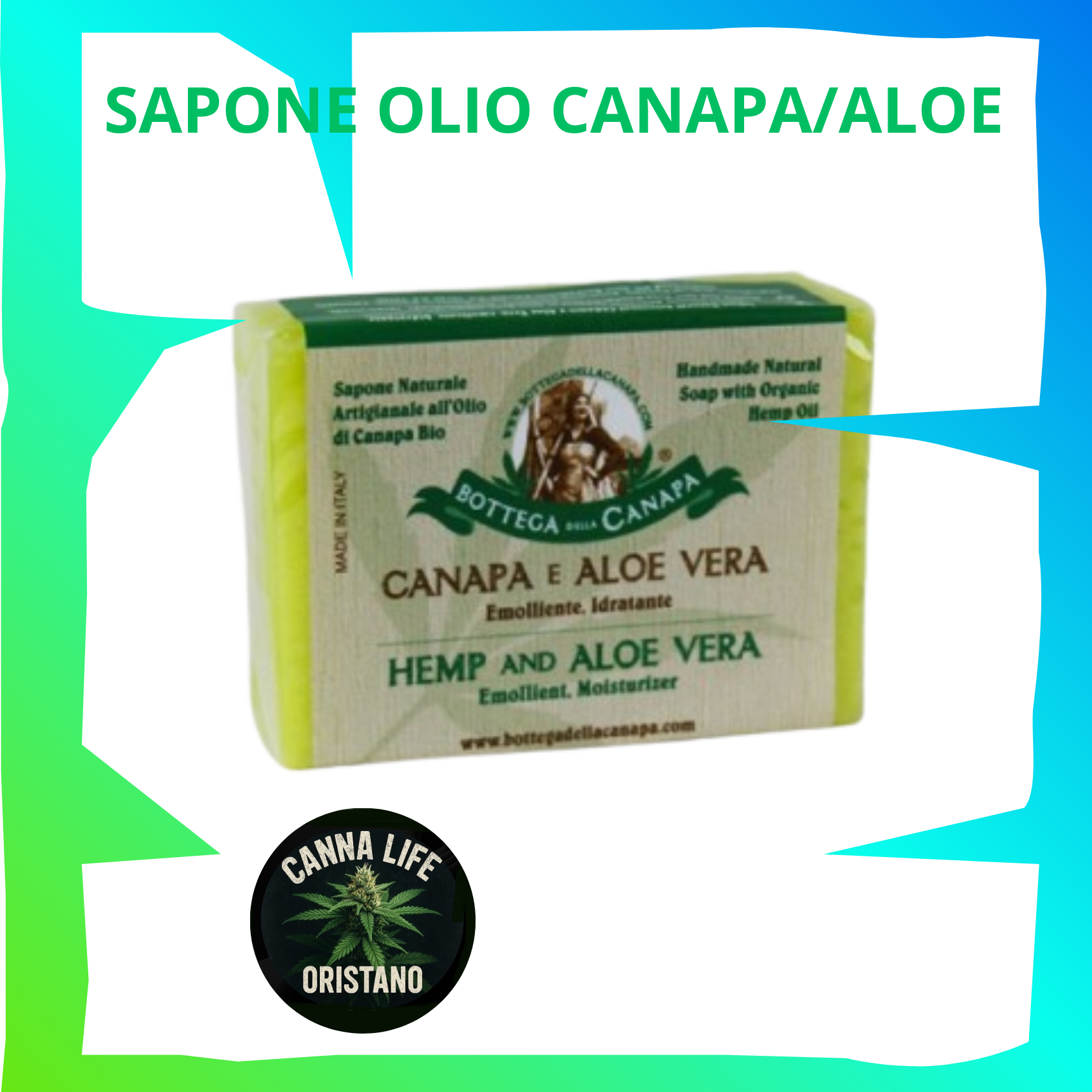 Sapone Canapa/Aloe Vera