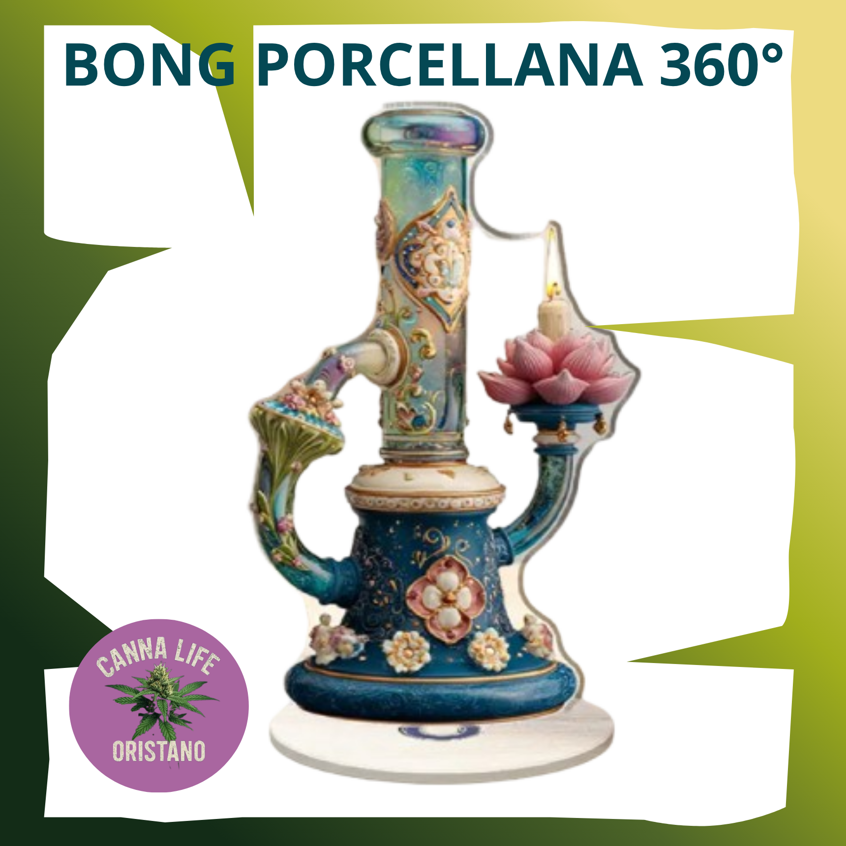 Bong porcellana 360°