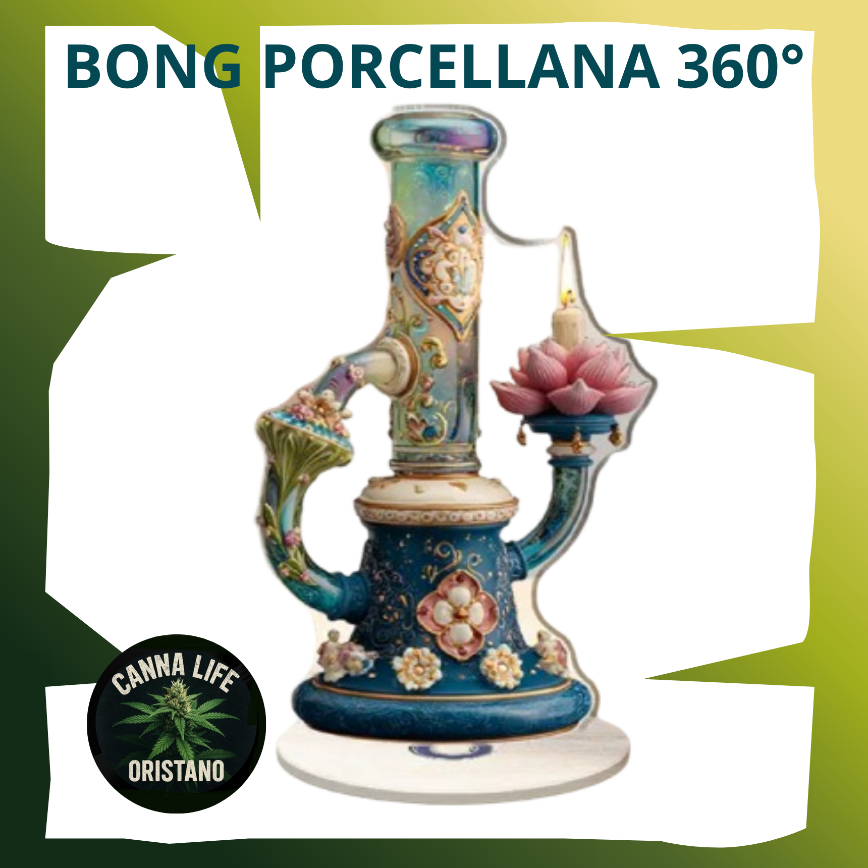 Bong porcellana 360°