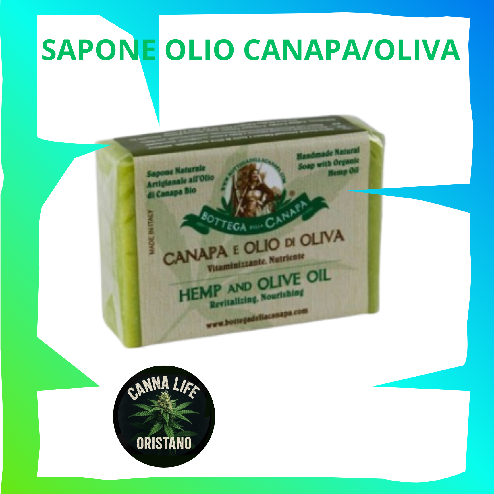 Sapone Olio Canapa/Oliva