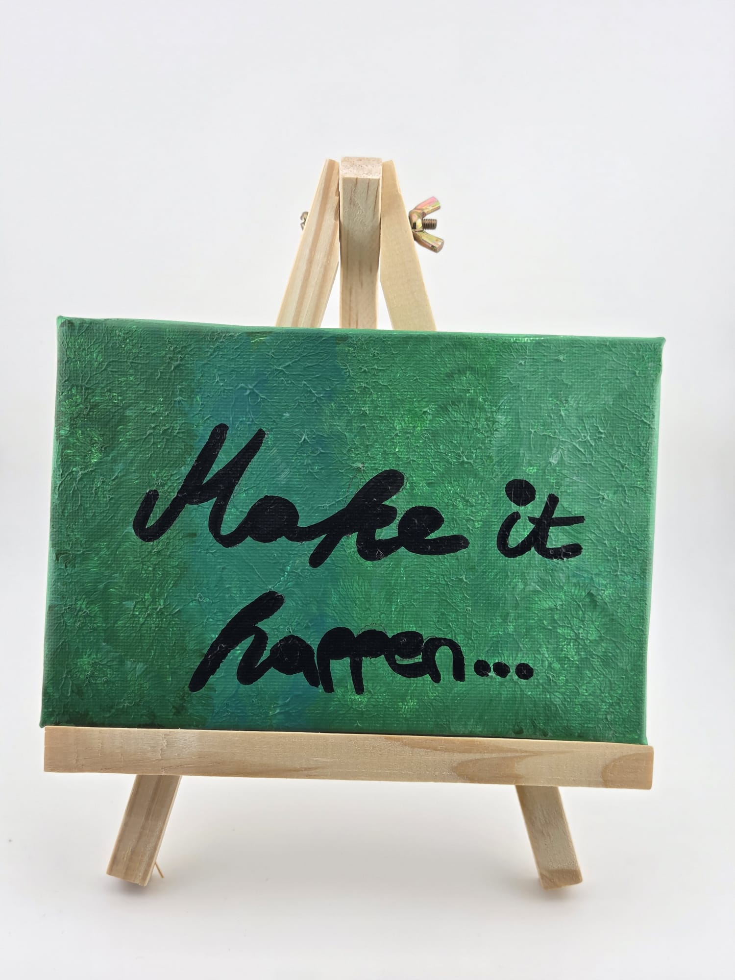 Motivationsbild auf Mini-Leinwand