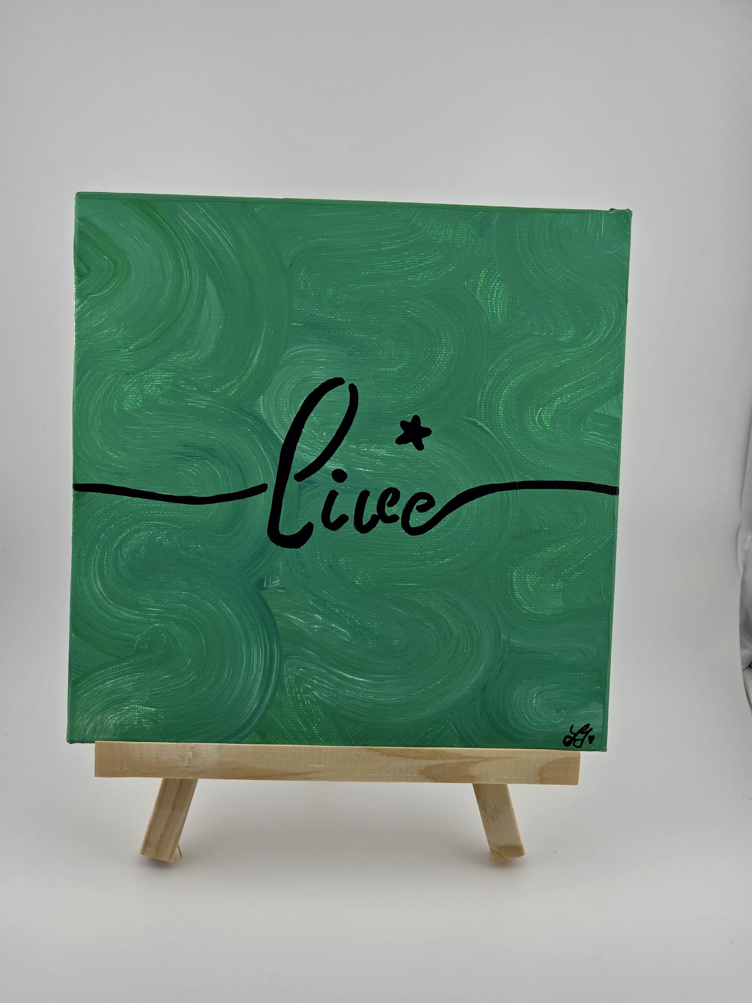 Dekoratives Wandbild 'Live'