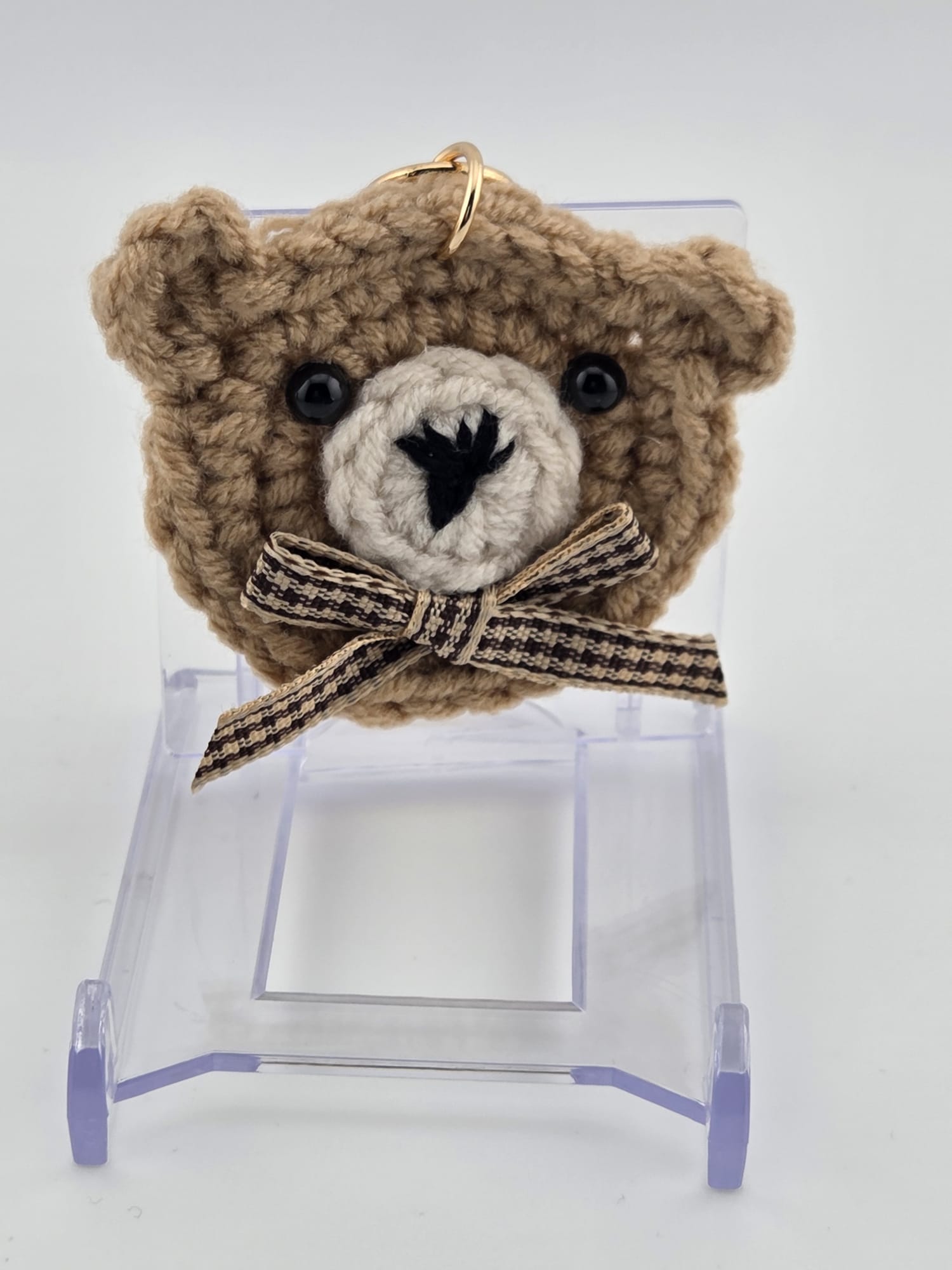 Gehäkelte Bären-Schlüsselanhänger