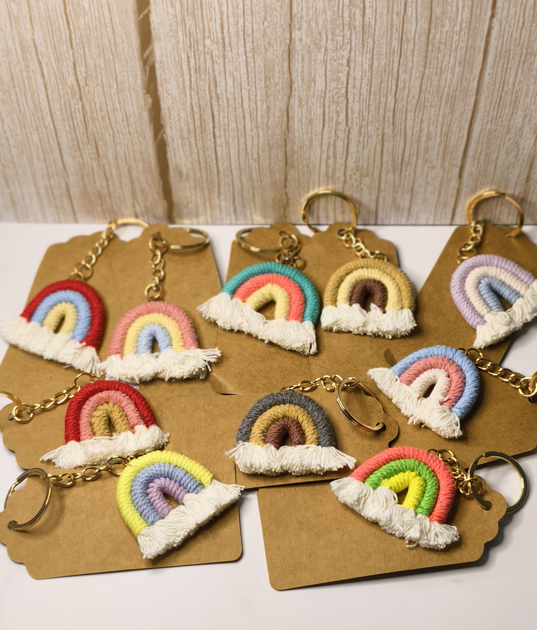 Regenbogen-Schlüsselanhänger