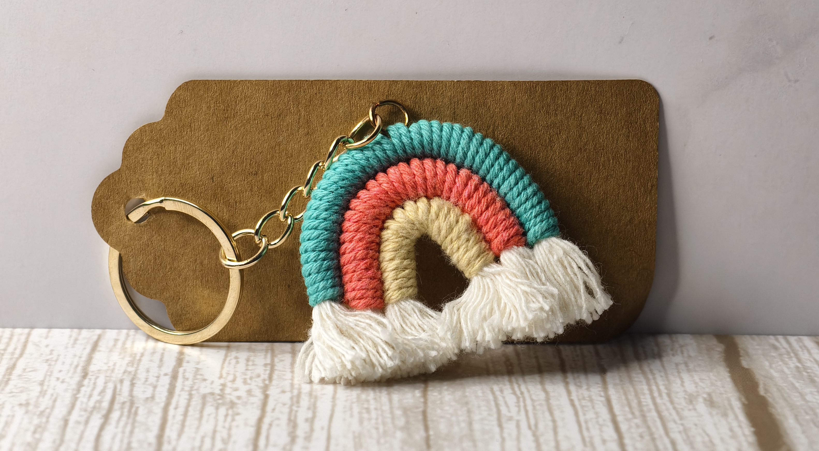 Regenbogen-Schlüsselanhänger