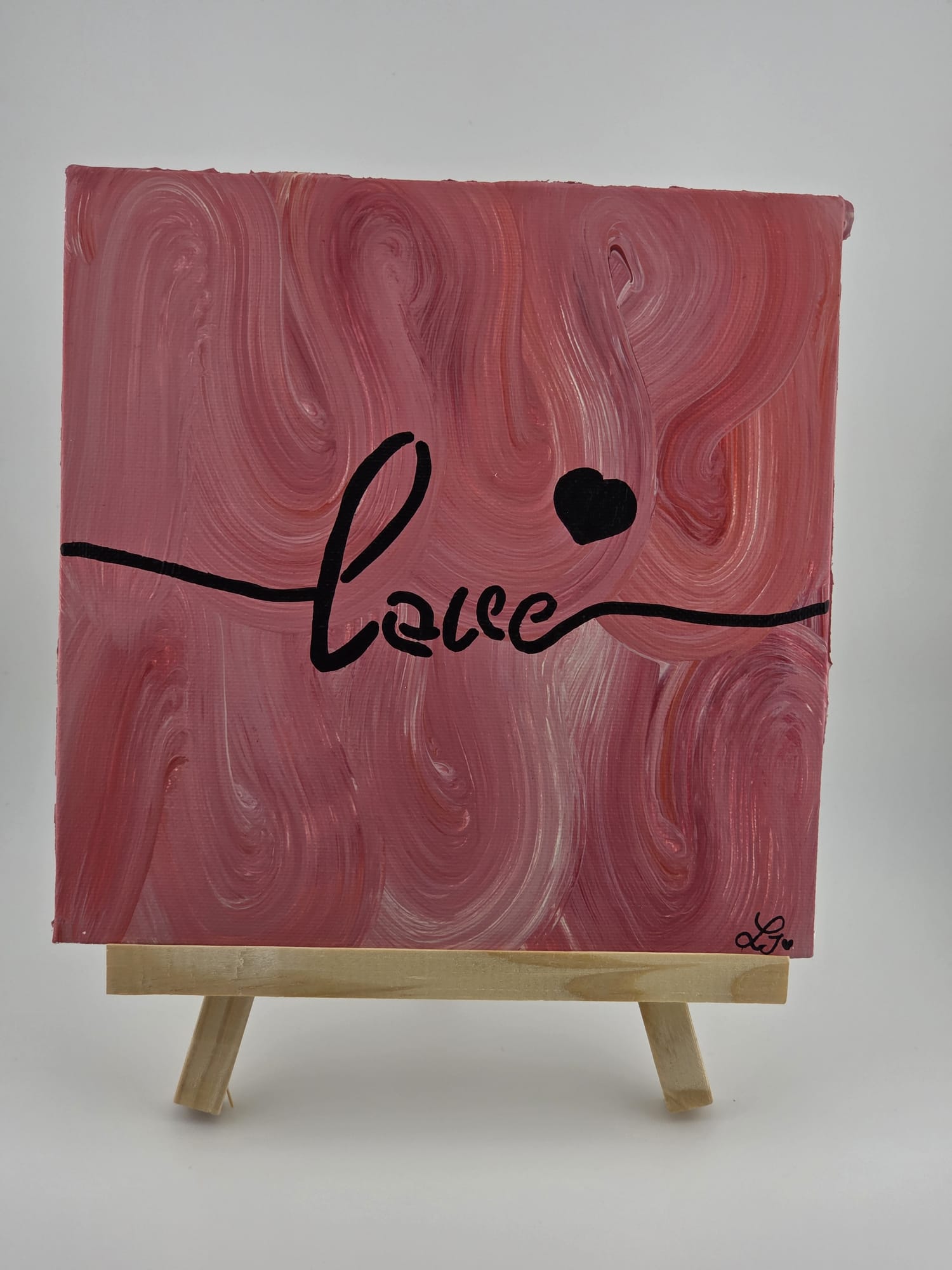 Handgemaltes „Love“-Bild