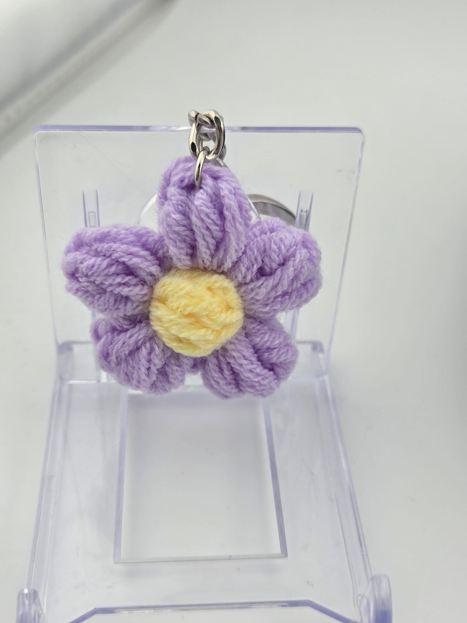 Handgefertigte Blumen-Schlüsselanhänger