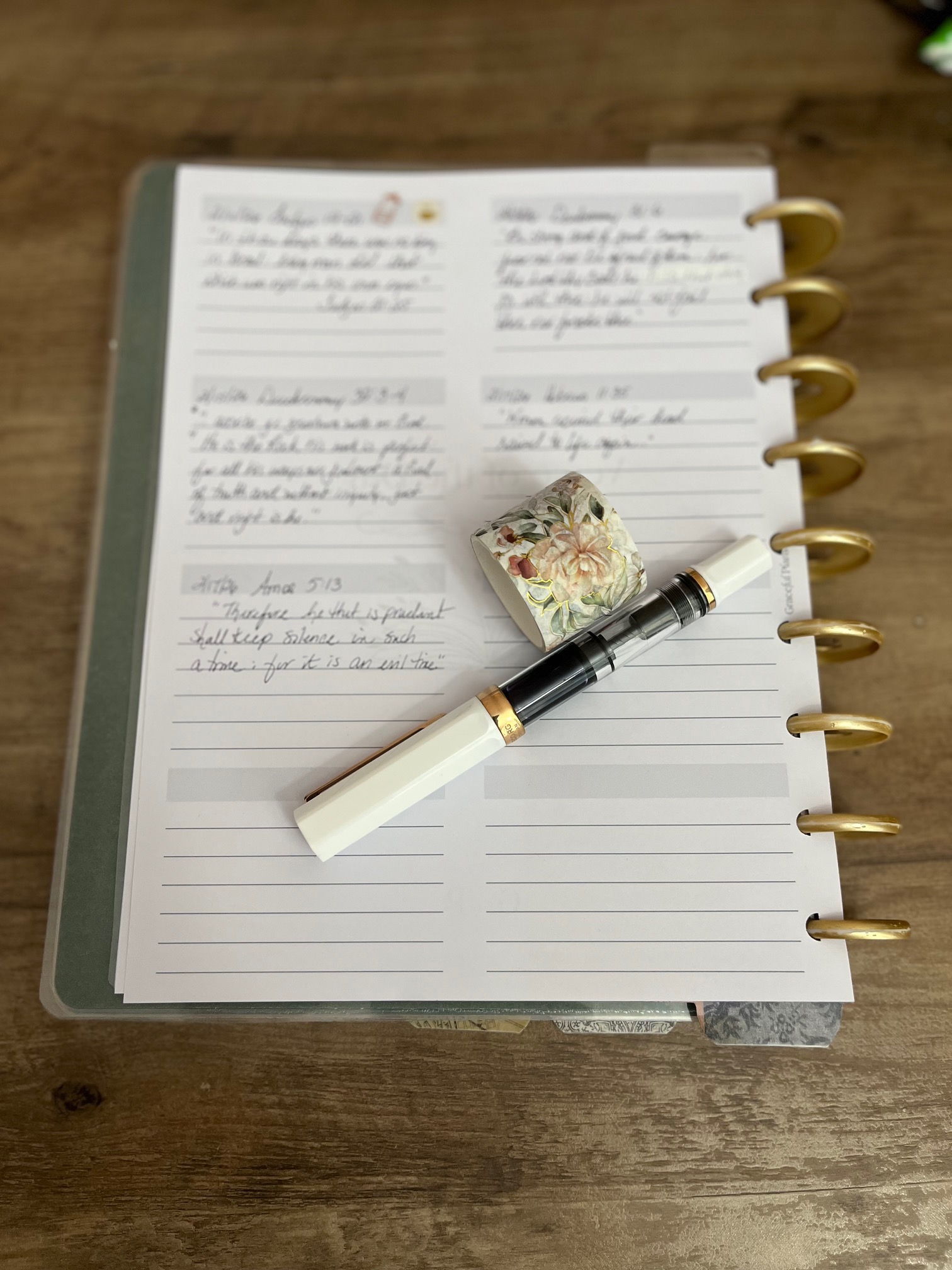 Daily Verse Writing (Keeping)