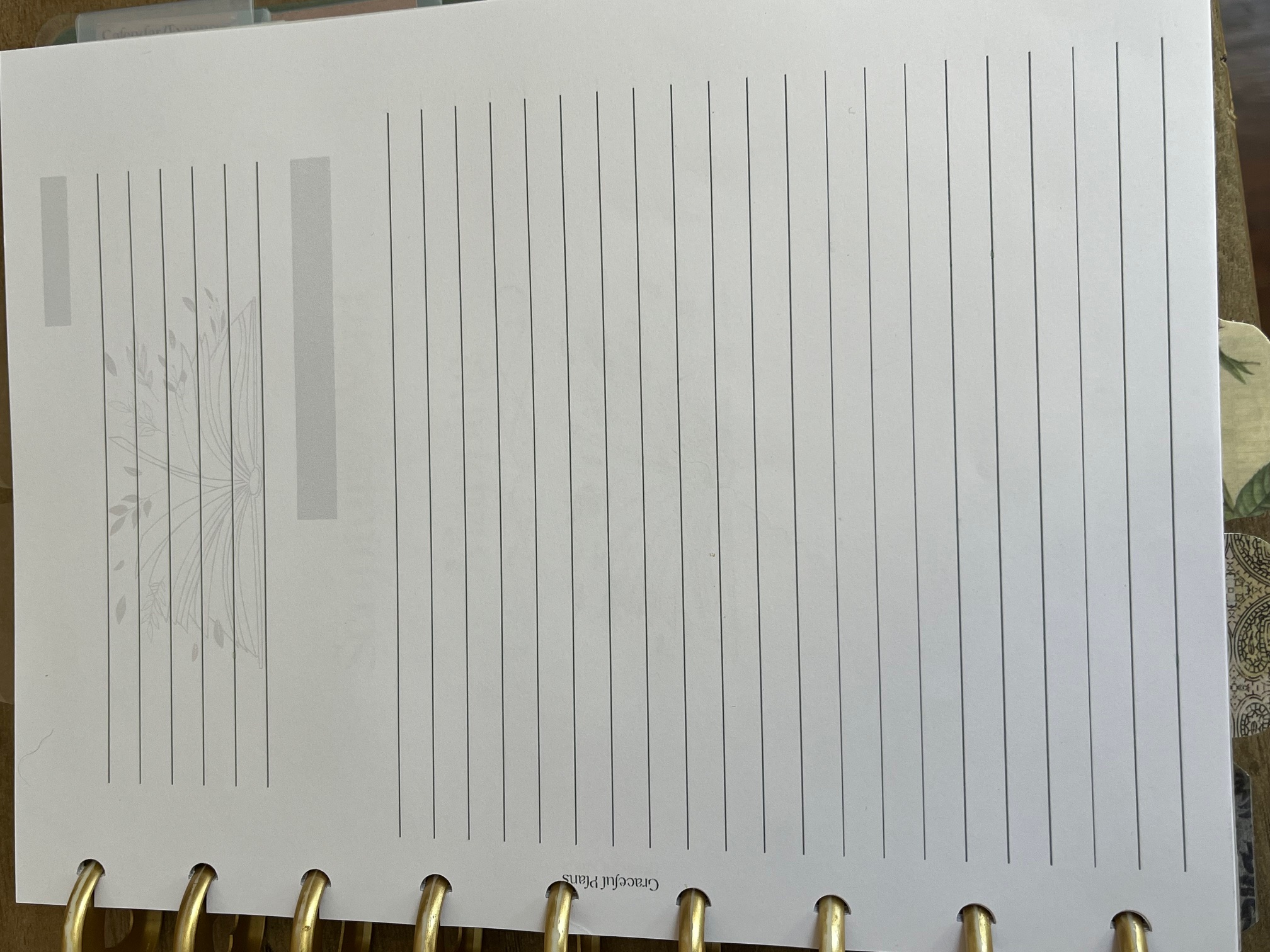  Daily Journal Page Disbound