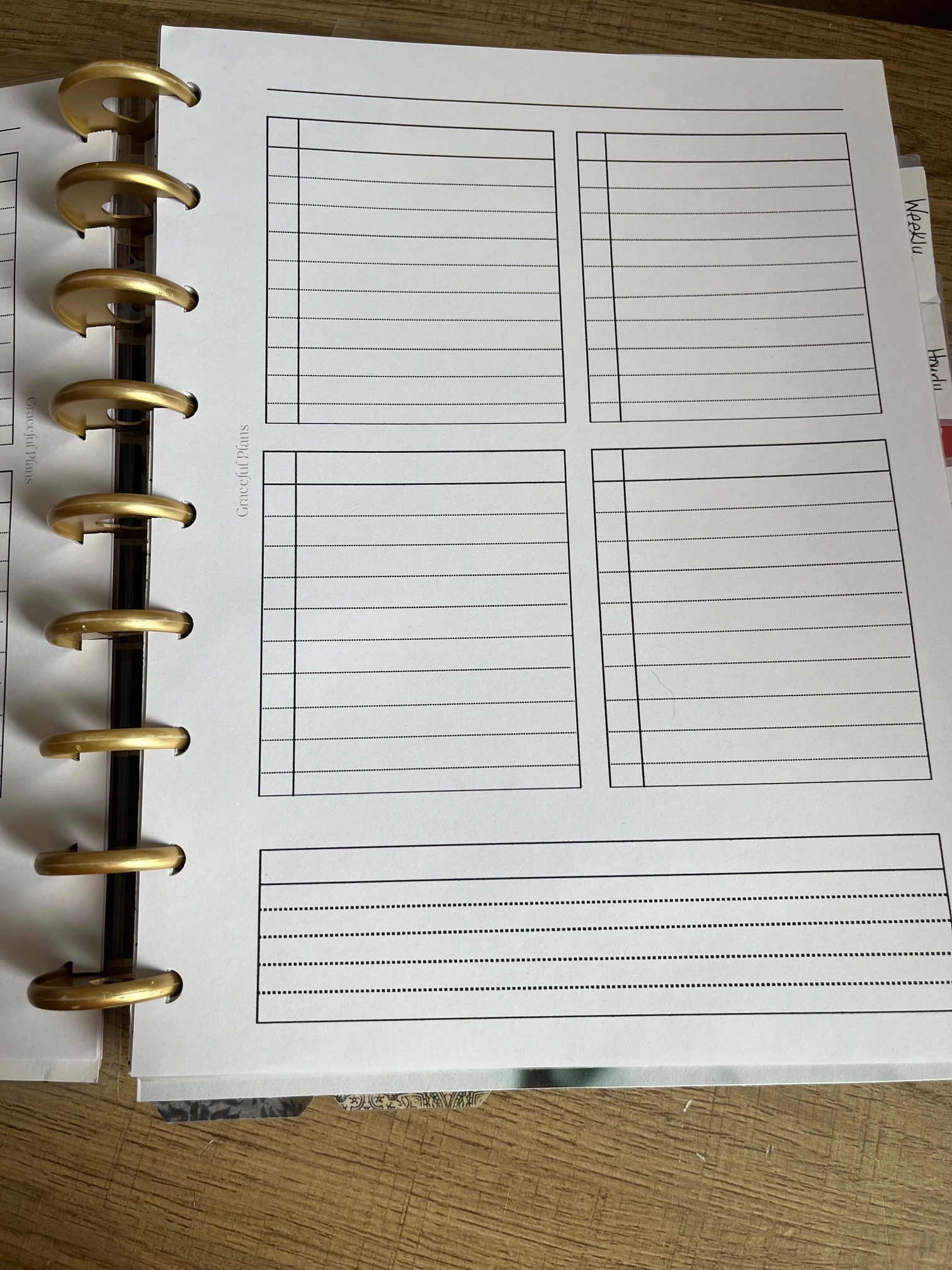 Weekly To Do/Goal Setting Page