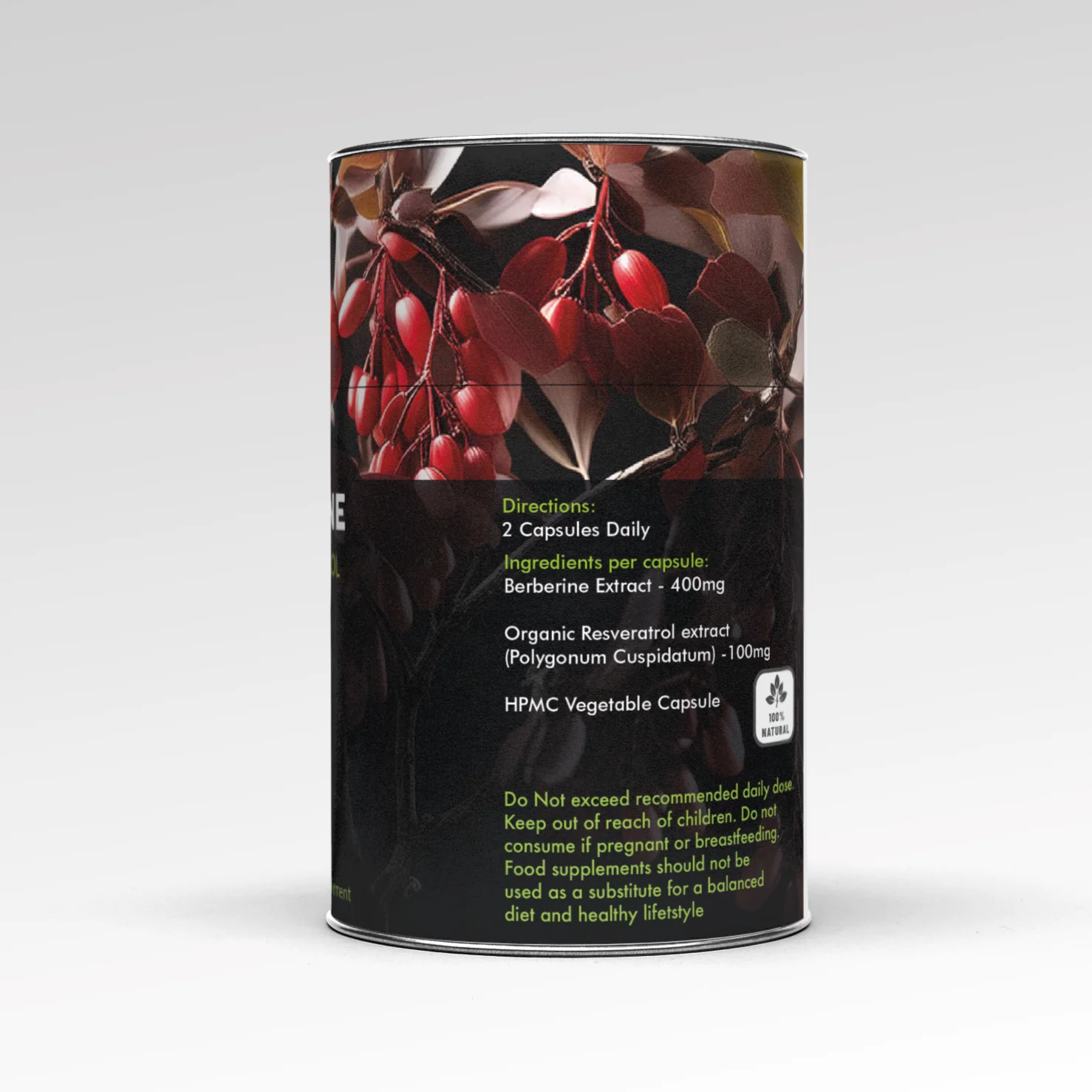 Berberine with Resveratrol Capsules