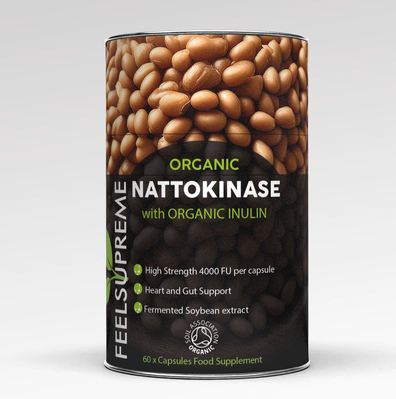 Organic Nattokinase with Organic Inulin