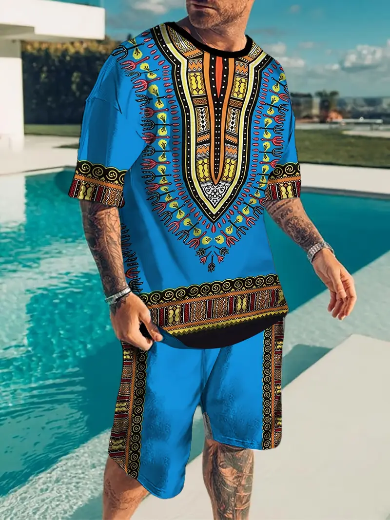 Ensemble imprimé africain pour homme