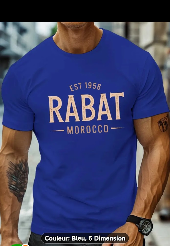 T-shirt a thème ville et pays 