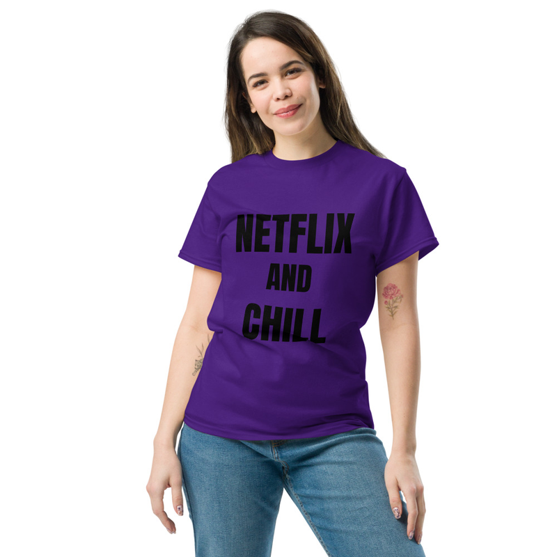 Netflix and Chill Red T-Shirt
