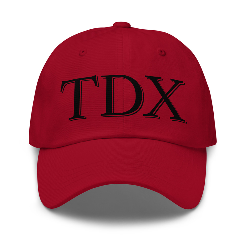 TDX Red Baseball Cap