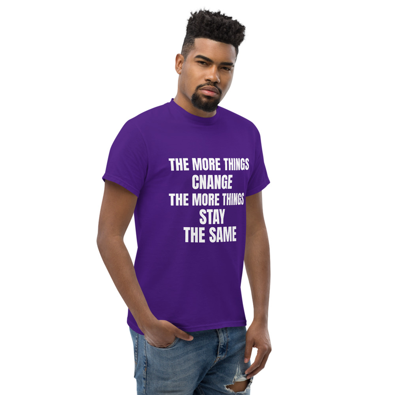 Blue Change Quote T-Shirt Unisex classic tee