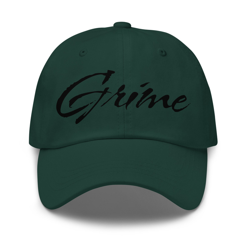 Grime Red Baseball Cap