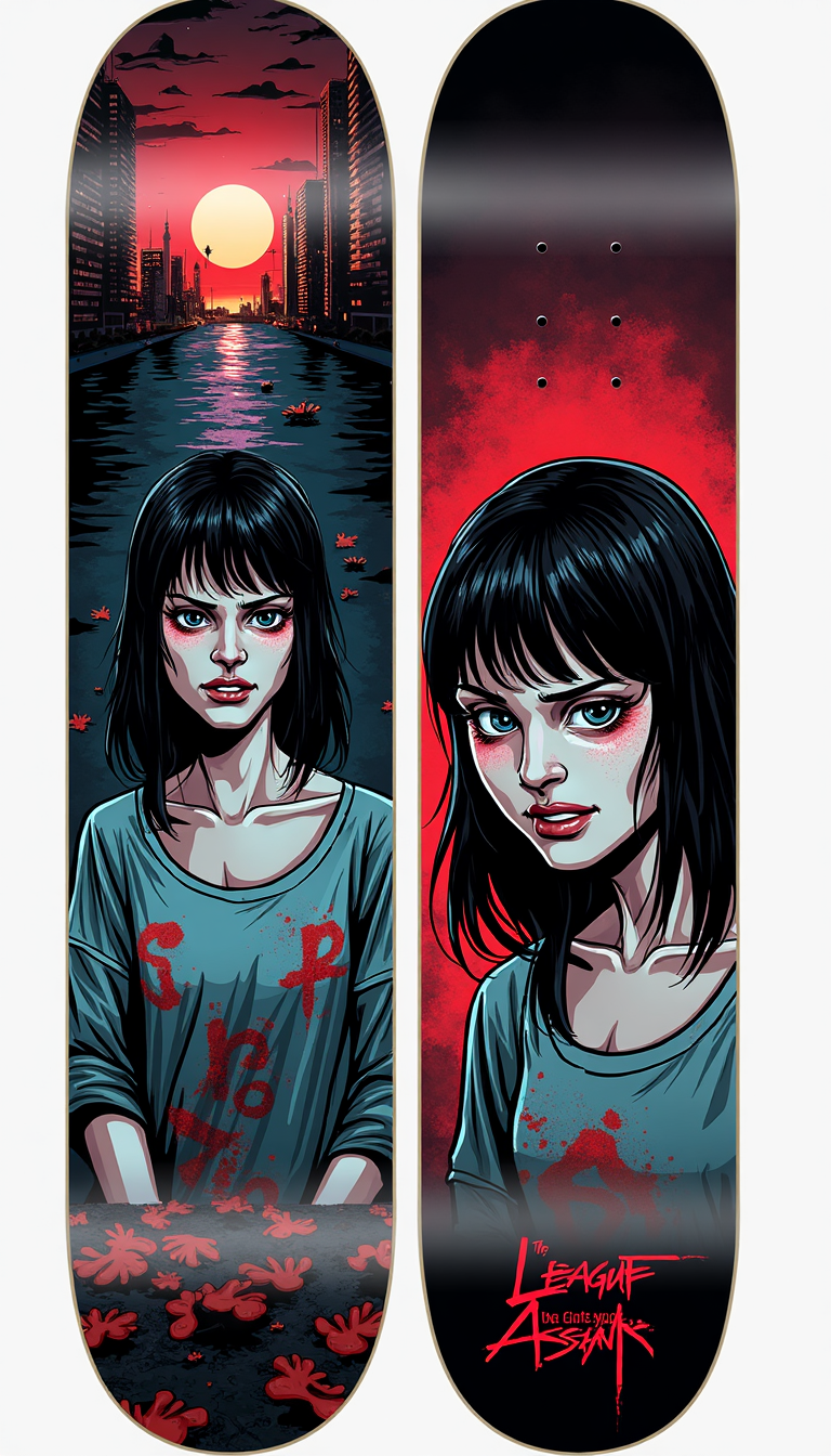 League of Cutthroat Assassins Skateboard Deck