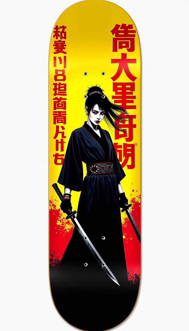 Samurai Skateboard Deck