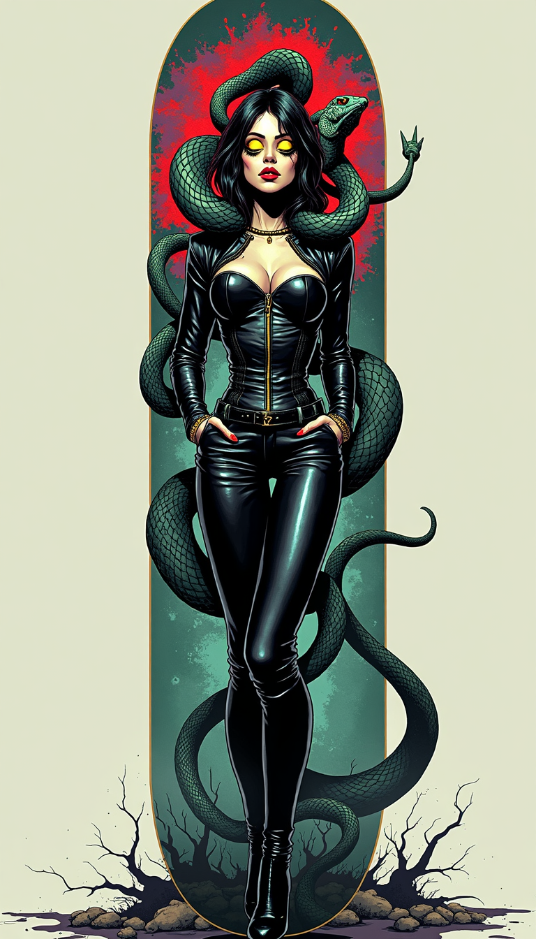 Serpent Hero Skateboard Deck, CRAZY SAYING CUSTOM DECKS, AND BROOKLYN BOARDS