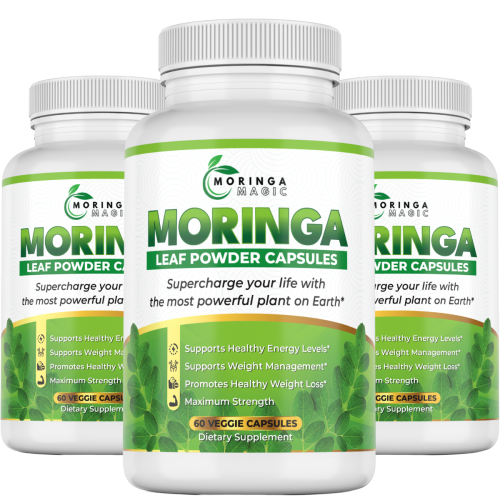 Moringa Leaf Powder Capsules